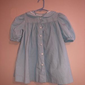 Funtasia 2T Button Down Nautical Sailor-Collar Corduroy Dress Baby Blue